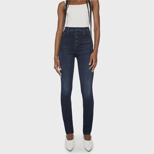 MOTHER High Waisted Pixie Rail Skimp Jeans Karaoke In Kyoto Size 28